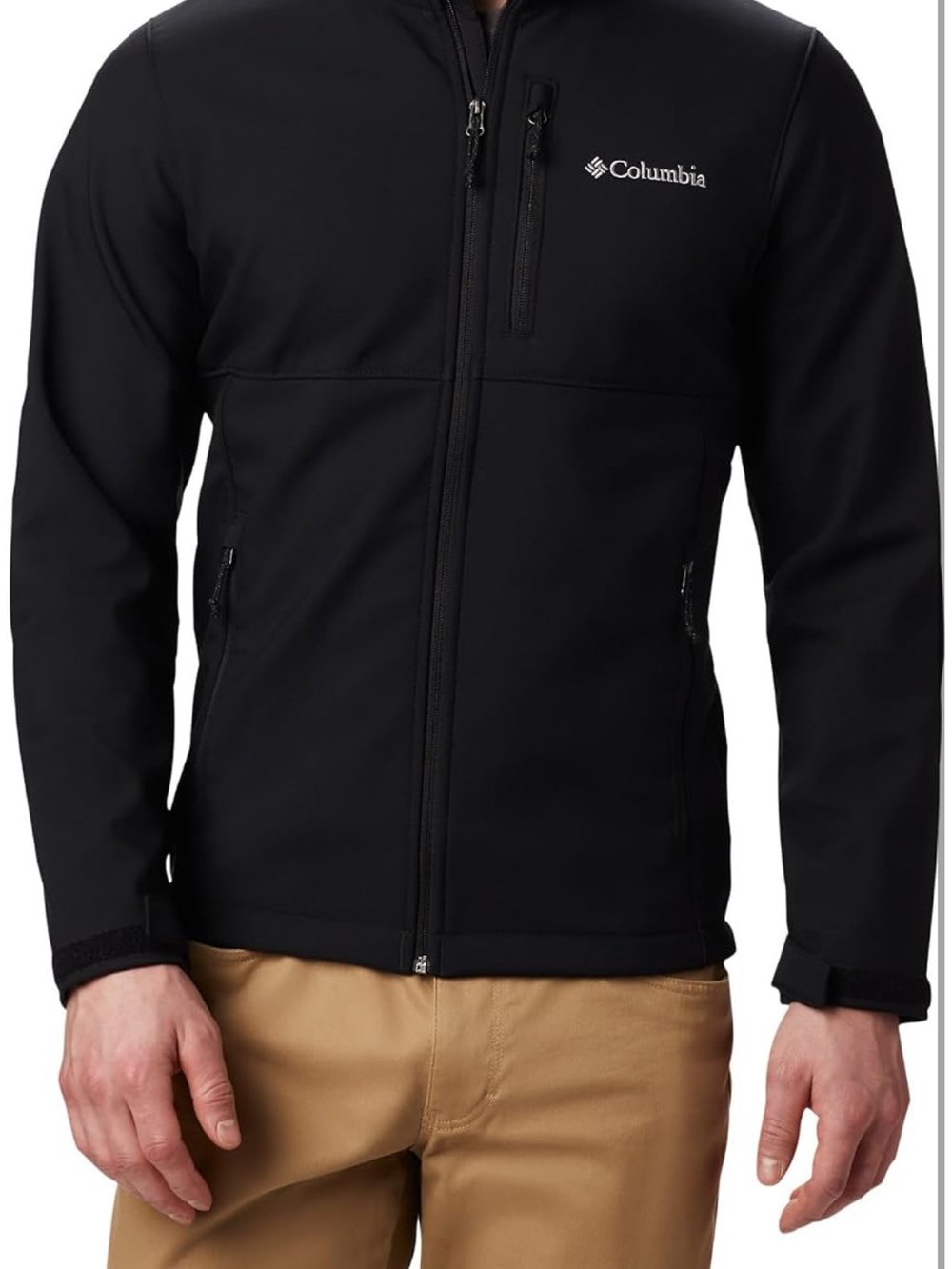 Columbia Men's Black Performance Softshell Jacket